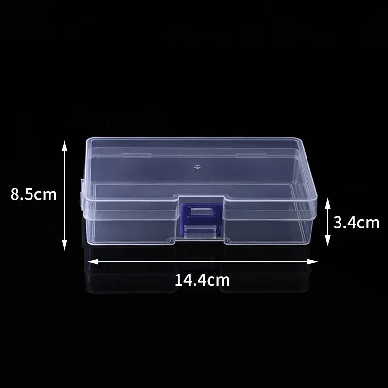 5 transparent plastic storage boxes can accommodate small items, small toys, decorations, small cards, sorted storage, not messy Oasis Select 5pcs A