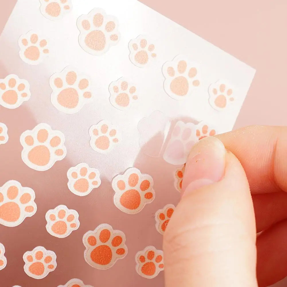 Cat Paw Hydrocolloid Acne Patches – 36 Invisible Pimple Dots Acne Pimple Patch Oasis Select