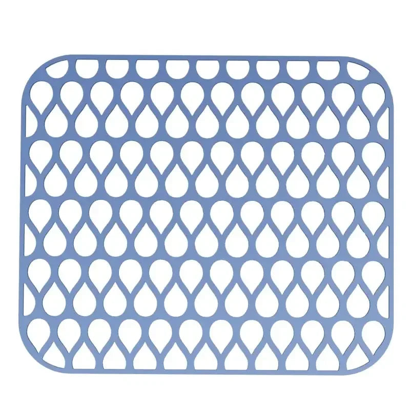 Multifunctional Silicone Sink Mat Insulation Pad Kitchen Drainer Bottom Protection Anti-scratch Slip Anti-splash Filter Mesh Oasis Select