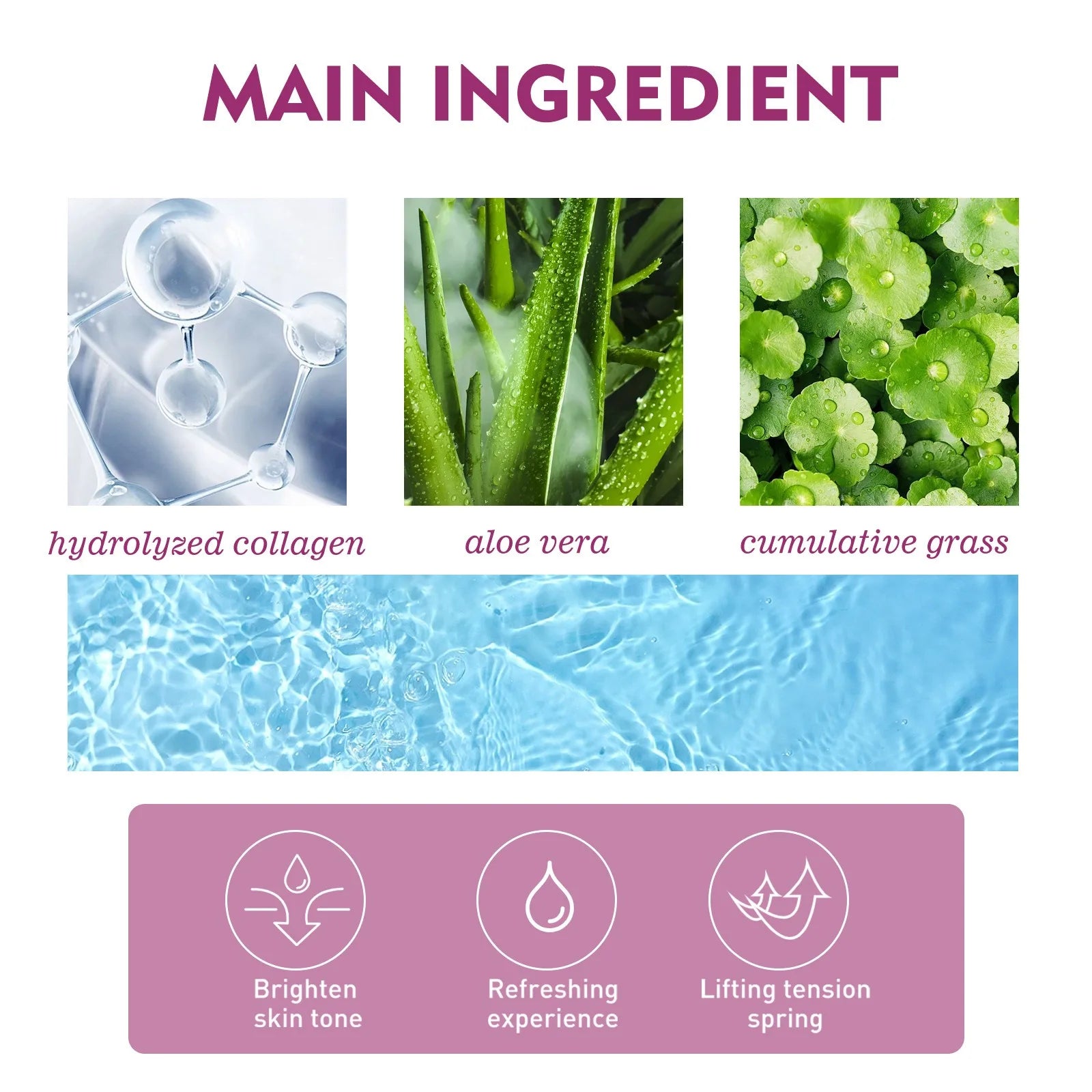 40g Hydrolyzed Collagen Neck Cream Face Lifting Firming Lightening Lines Care Lotion Moisturizer Neck Rejuvenation Cream Oasis Select