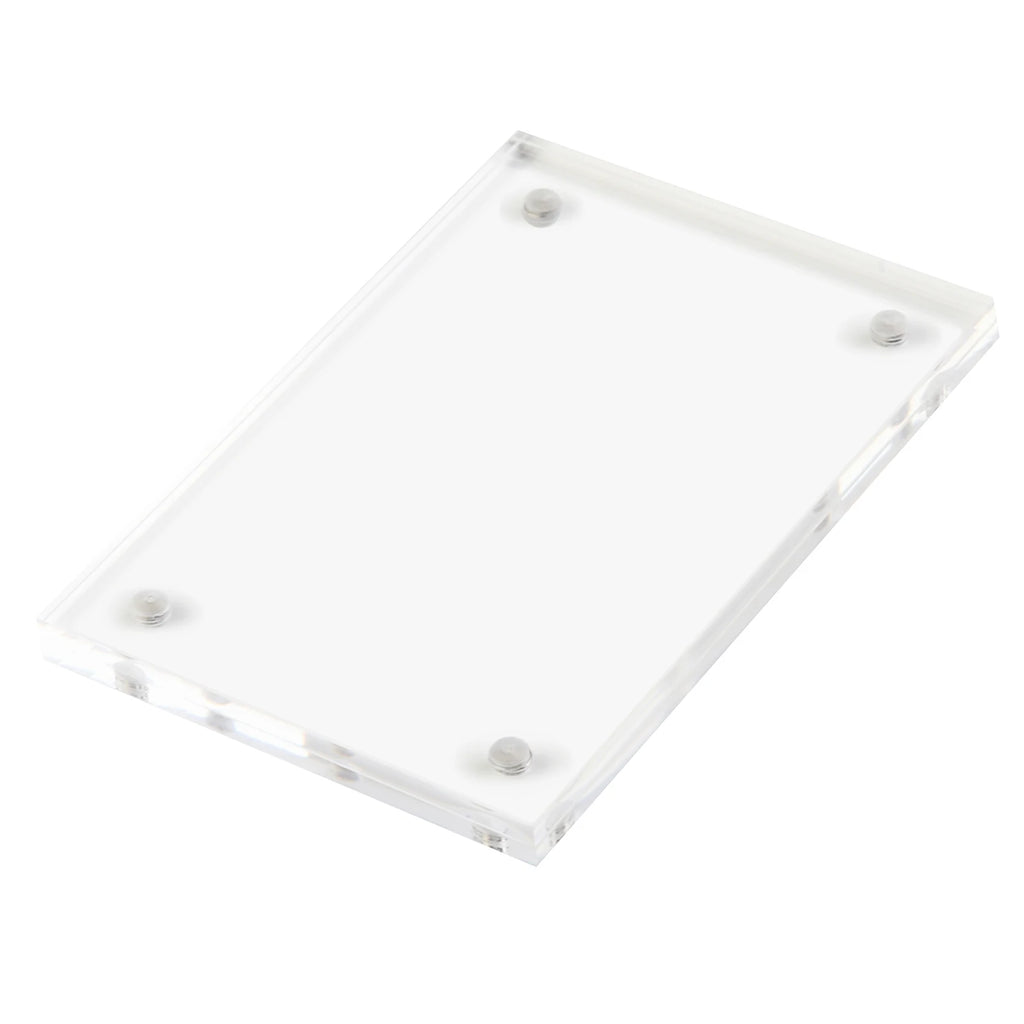 Magnetic Acrylic Photo Frame | Clear Desk Display Stand Acrylic Photo Frame Oasis Select