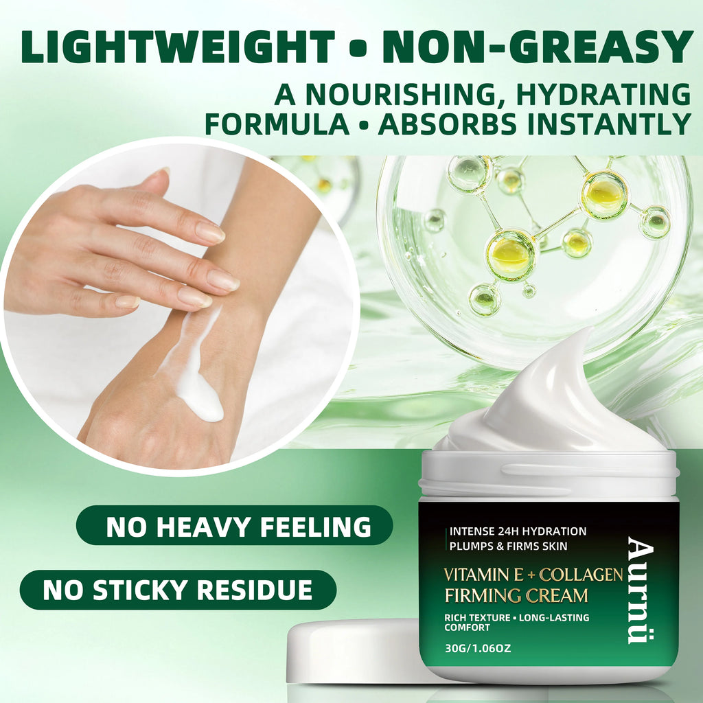 Aurnü Vitamin E Collagen Firming & Hydrating Face Cream Firming Face Cream Oasis Select