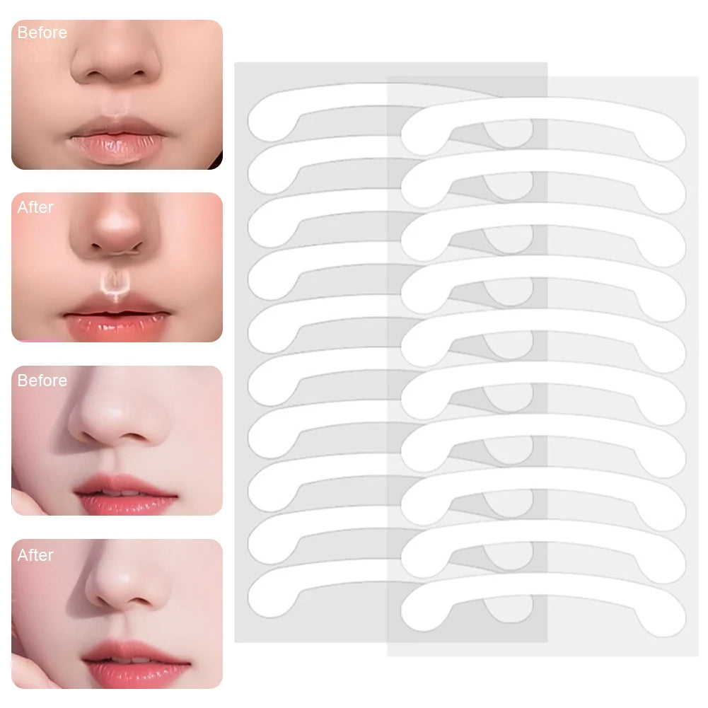 Invisible Transparent PE/PU Breath Nasal Strips Shrinking Nose Wing Patch For Cosplay Special Nose Shrink Oasis Select
