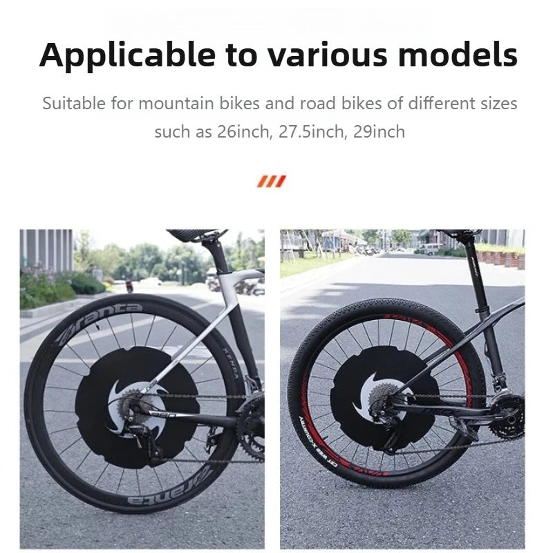 Anti-fouling Motorcycle Washing Disc Brake Cleaning Protection Cover Ultralight Bicycle Washing Disc Guard Bike Accessories Oasis Select