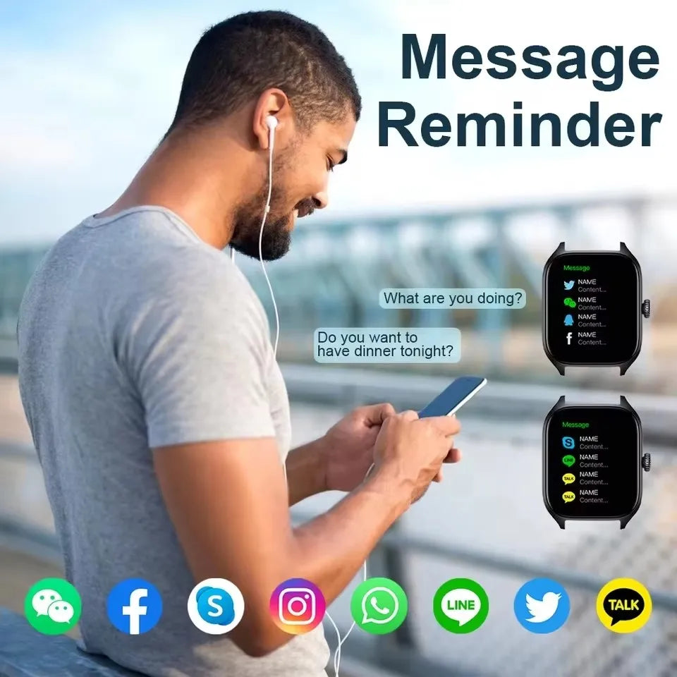 Ola Esporte 2.01" Smart Watch – Bluetooth Calls & Fitness Tracker Smart Watch Oasis Select
