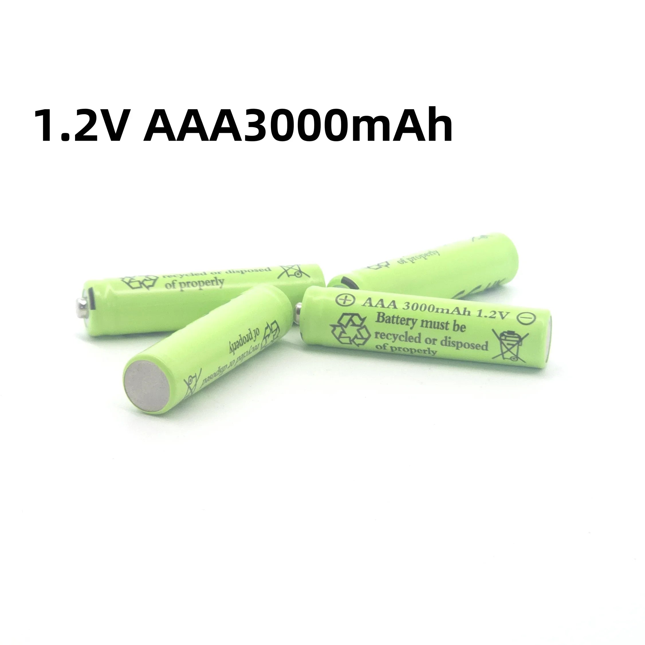 3A Fast Charging AAA Ni-MH Rechargeable Battery 3000mAh 1.2V for Flashlights, Solar Lights, Remote Controls (Free Shipping) Oasis Select