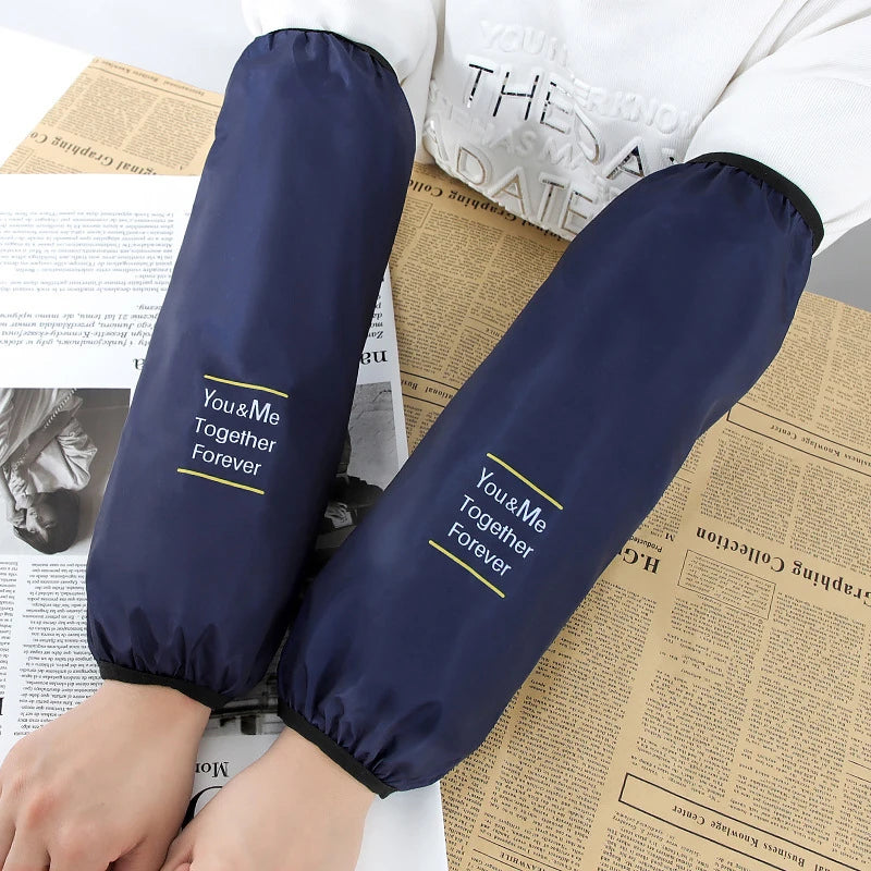 Waterproof PVC Arm Sleeves for Kitchen Cooking & Cleaning | 1 Pair