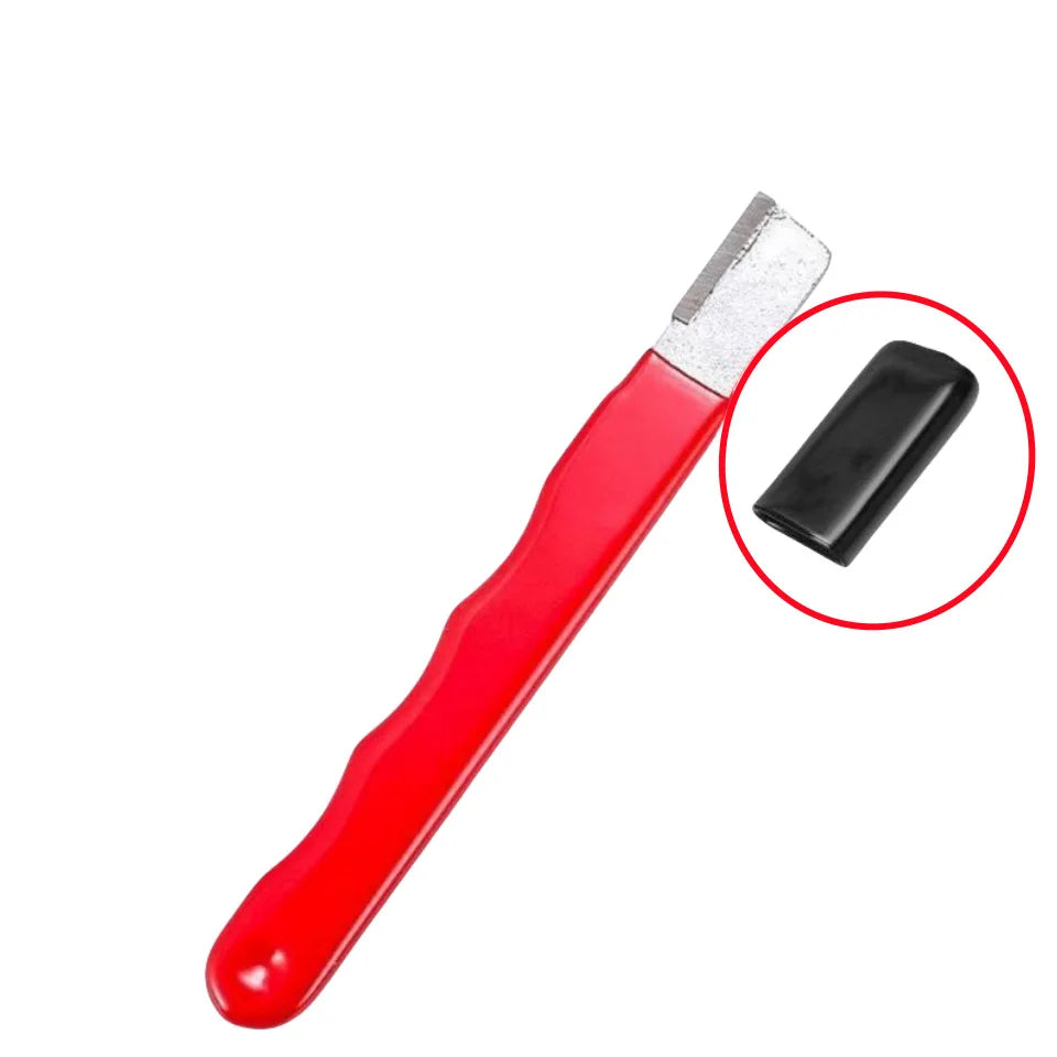 Portable Mini Blade Sharpener Multifunctional Grinding Tool For Garden Pruners Kitchen Knives Axe Outdoor Cutting Tools Oasis Select Red