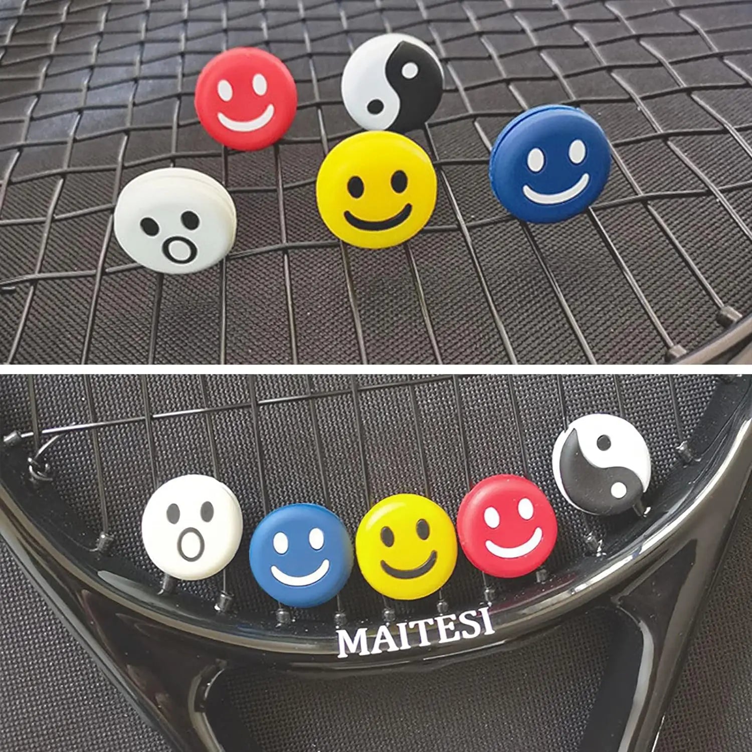 Tennis Racket Vibration Dampeners, Tennis Racket Shock Absorber, Colorful Tennis Accessories (5 pcs) Oasis Select Other