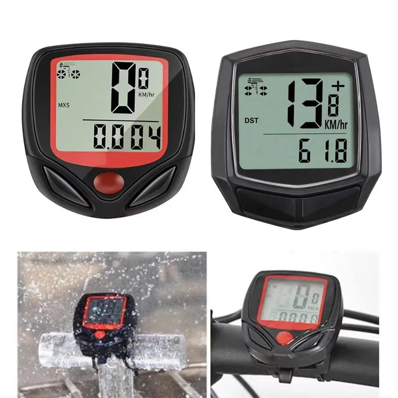 1/2/3/4pcs Bicycle Cycling Computer LCD Display Wired Odometer Of Functions Accurate Recording Auto Sleep Replaceable Battery Oasis Select