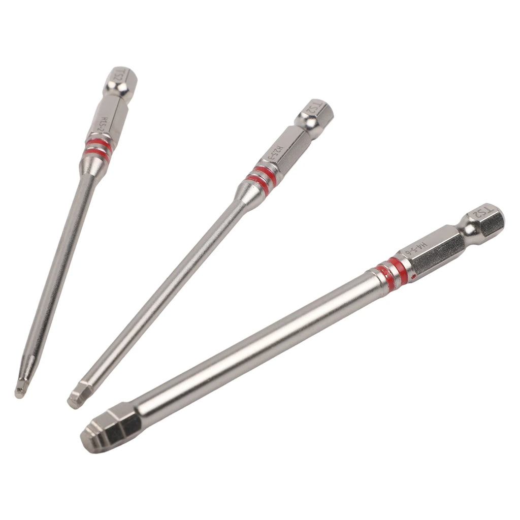 6pcs Electric Screwdriver Bits Premium Hex Shank Driver Bits Set Pagoda-Shaped Design Multi-Size ﻿for Electric Drills And Wrench Oasis Select