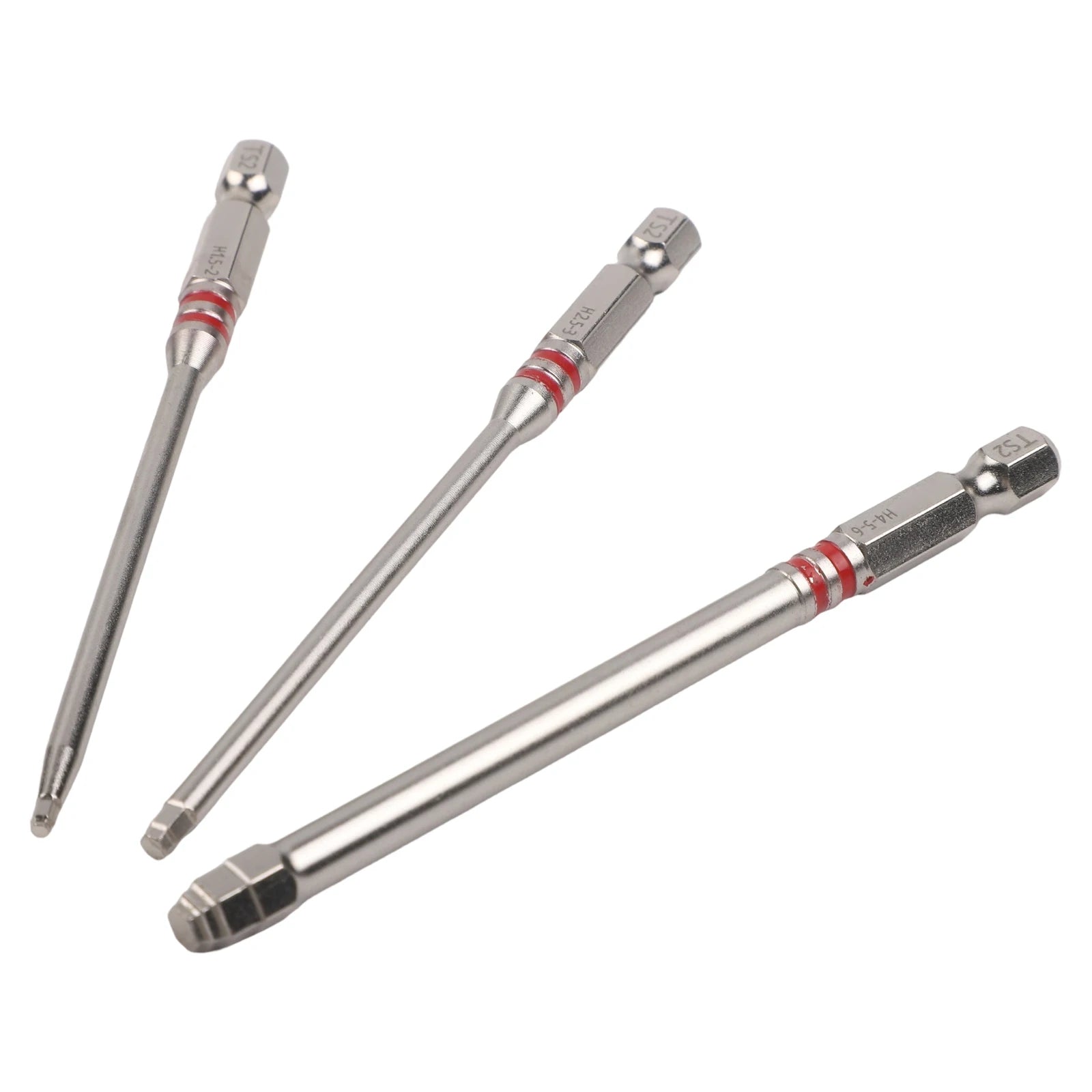 6pcs Electric Screwdriver Bits Premium Hex Shank Driver Bits Set Pagoda-Shaped Design Multi-Size ﻿for Electric Drills And Wrench Oasis Select