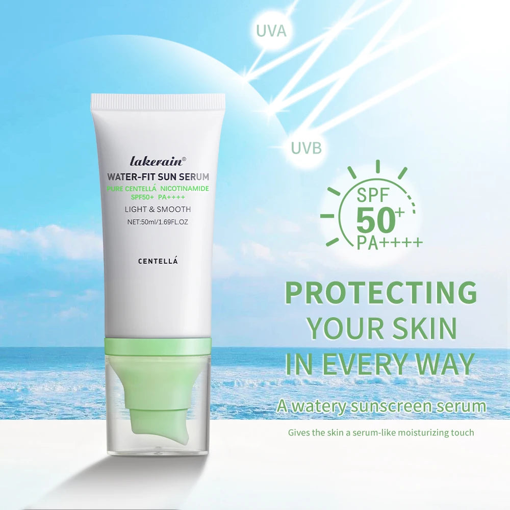 Sunscreen SPF 50 Centella Asiatica No Sticky Refreshing Sunscreen 50ml Sunscreen Essence for Dry Oily Sensitive Skincare Oasis Select