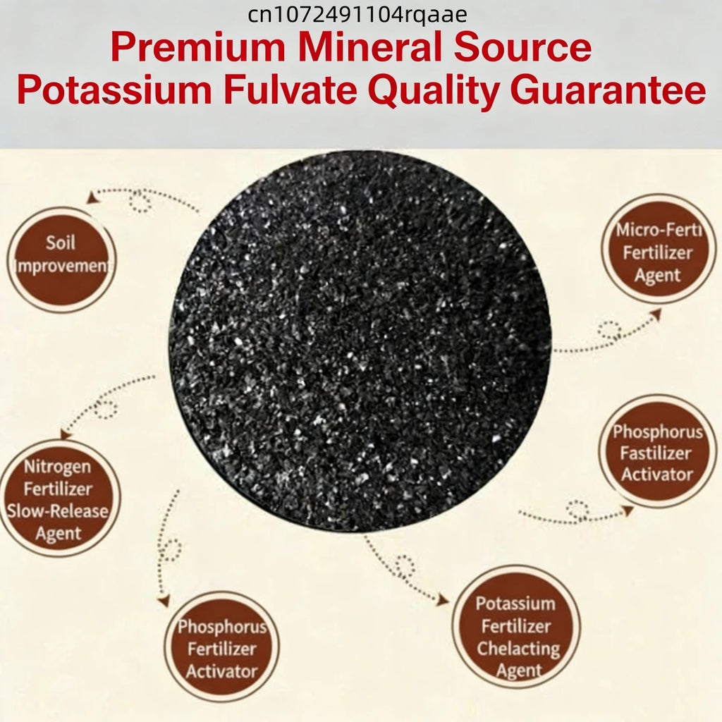 Humic Acid Fertilizer & Trace Elements – Sodium Humate Foliar Spray