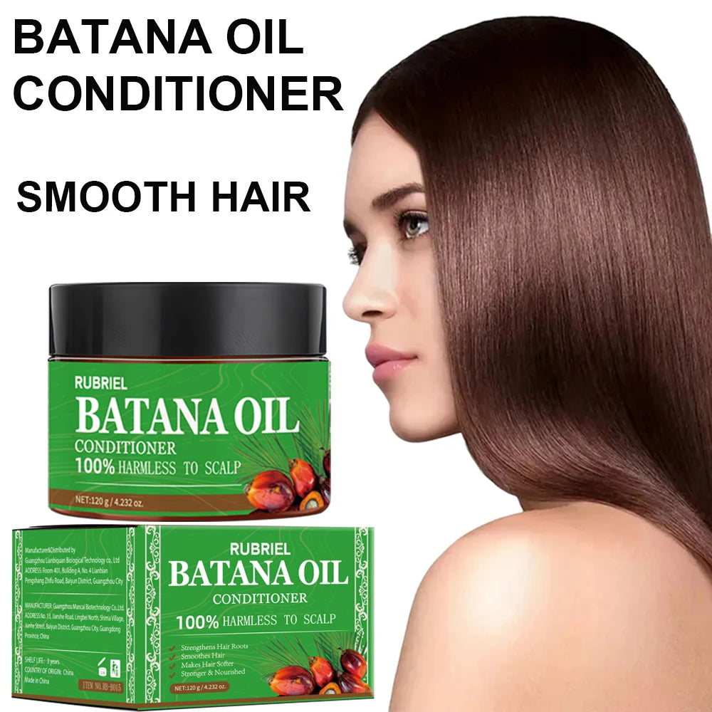 120g Batana Oil Shampoo & Conditioner Set Strengthens Hair Roots Repairs damaged Hair Deeply Nourishment Smooth Hair Conditioner Oasis Select