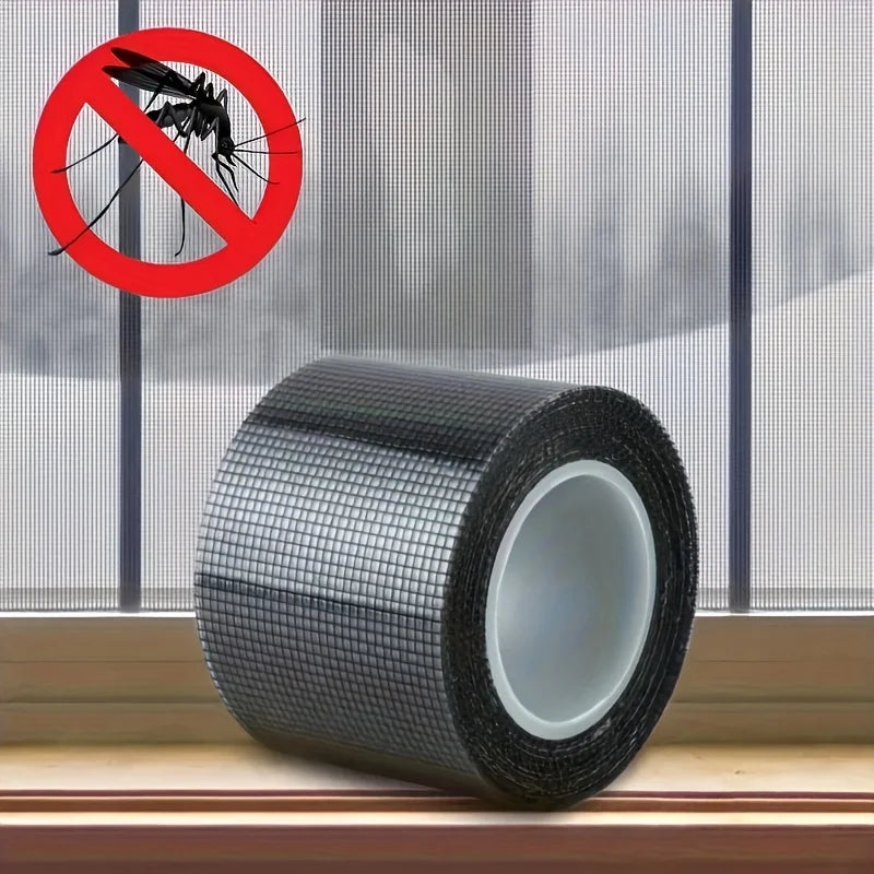 1/2pcs Self-Adhesive Window Screen Mosquito Net, Repair Tape Window Screen Net, Paste Anti-Mosquito Door and Window Strong Tape Oasis Select