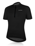 PHMAX Summer Men Cycling Jersey Breathable Quick Drying Short Sleeve Night Reflective Cycling Shirt Sports Loose Casual Clothes Oasis Select Black L