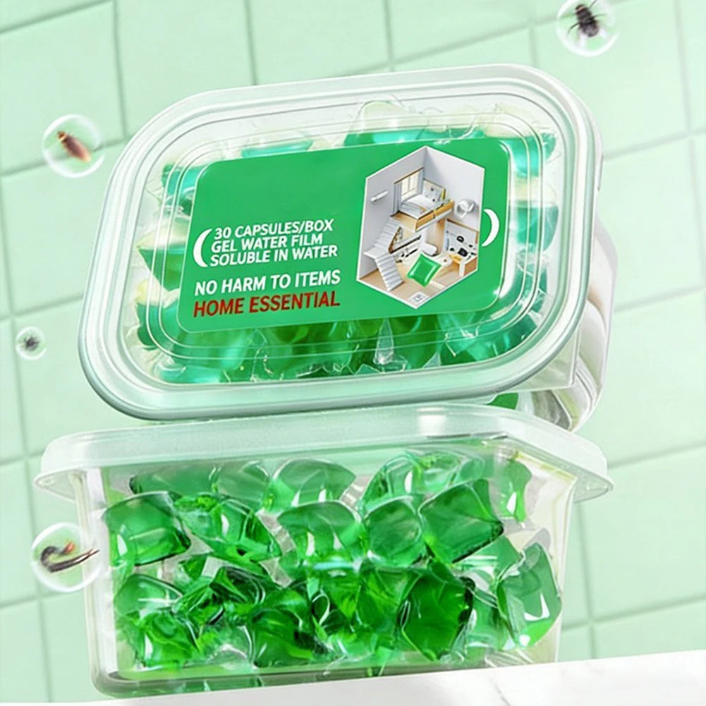 Drain Gel Odor Eliminator – Sink & Sewer Deodorizer Pods
