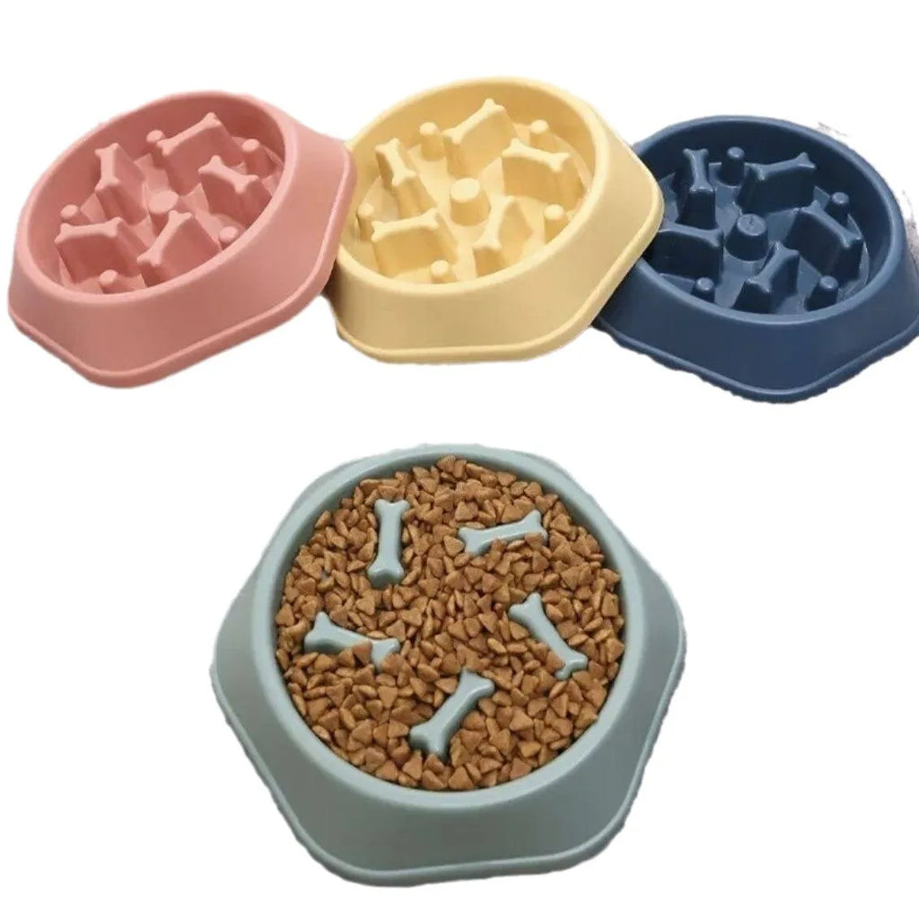Anti-Slip Anti-Choking Slow Feeder Bowl for Large Dogs - Anti-Tip Pet Food Bowl for Golden Retriever Oasis Select