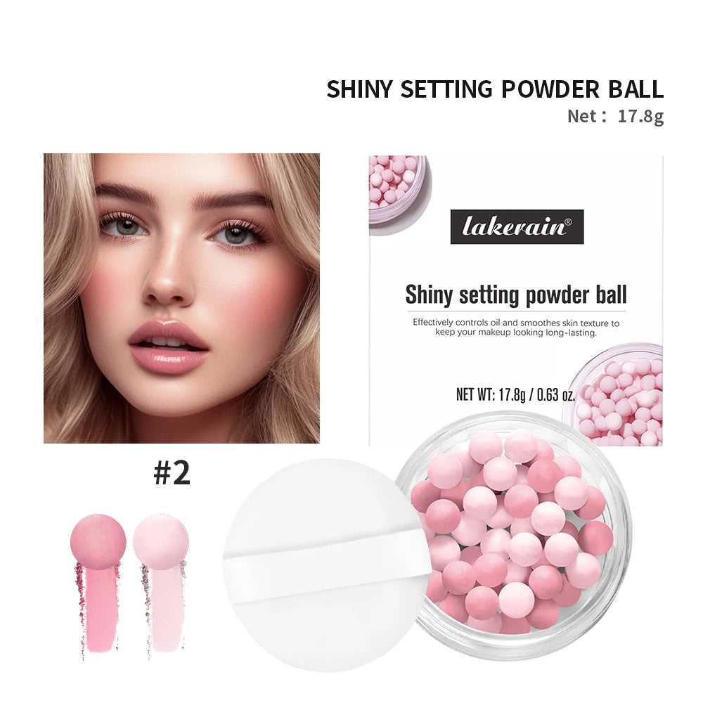 Pearl Ball Setting Powder – Matte, Oil-Control & Translucent Loose Setting Powder Oasis Select pink2