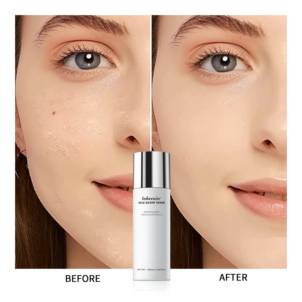 100ml Milk Glow Toner Brightening Skin Toner Powerfully Moisturizes Relieve Dry And Tired Skin Locks Moisture Skin Toner Makeup Oasis Select