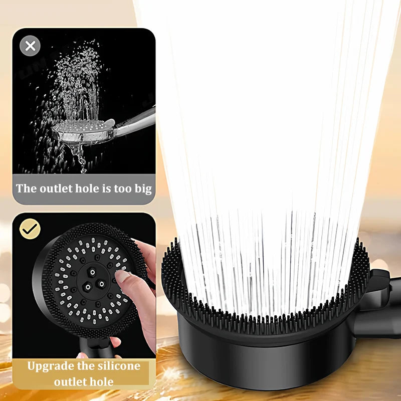 5-Mode High Pressure Handheld Shower Head with SPA Filter
