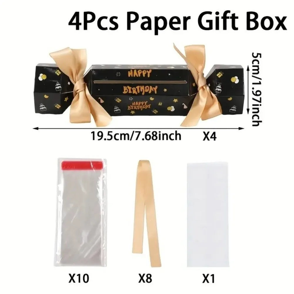 Black Gold Candy Pull Money Box – Fun Birthday Party Gift