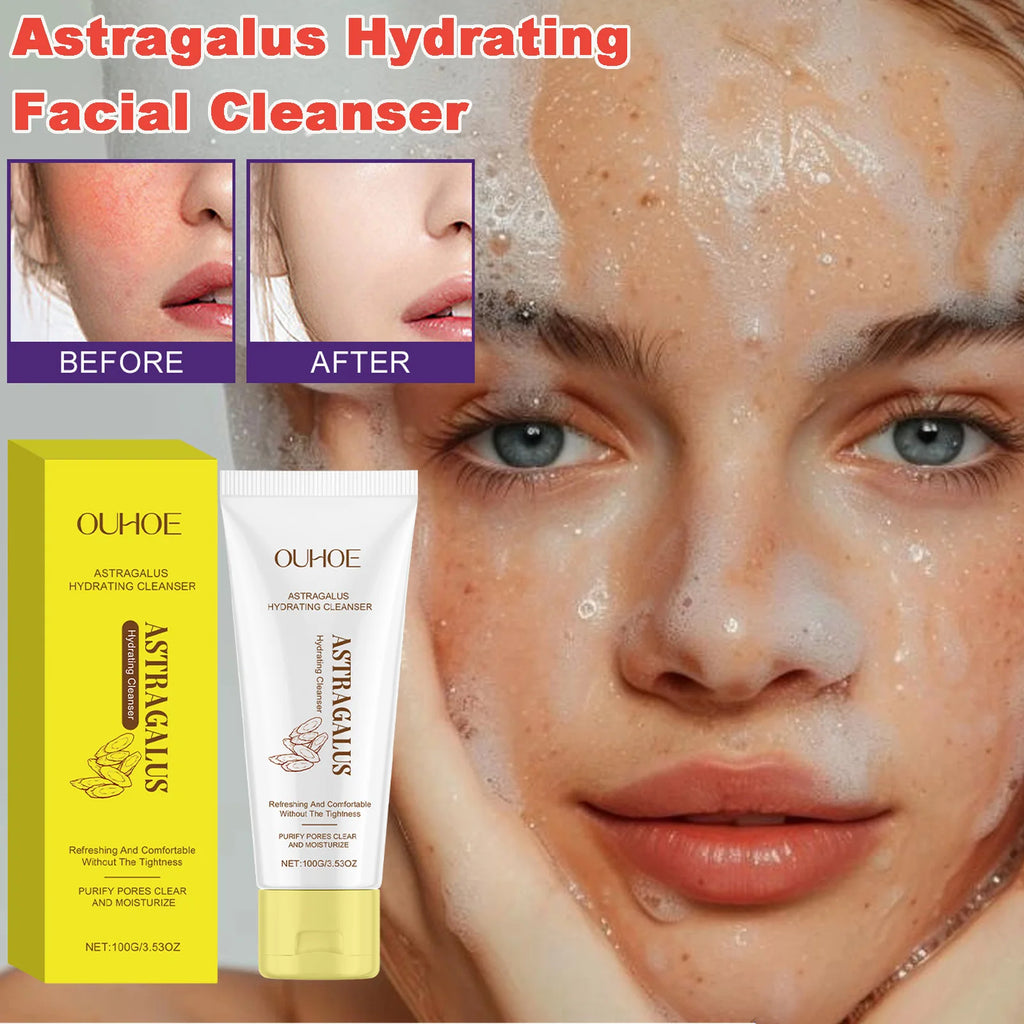 Astragalus Root Hydrating Facial Cleanser – Deep Cleanse 100g Facial Cleanser Oasis Select