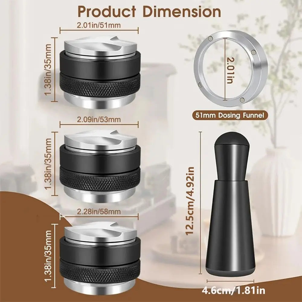 Espresso Kit – 51/53/58mm Tamper, Distributor & WDT Needle Tool