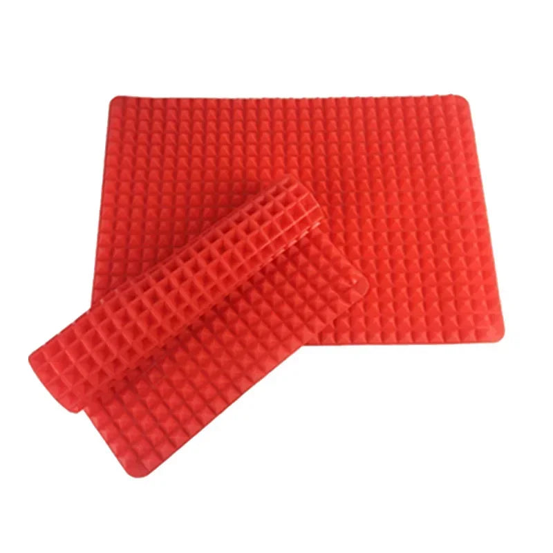Silicone Multifunctional Barbecue Pizza Mat Pyramid Microwave Oven Baking Tray Tray Board Kitchen Baking Tray Mold Oasis Select