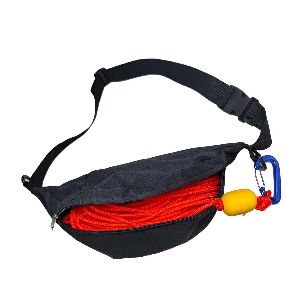 Kayak Rescue Waist Throw Rope Bag Canoe Tow Tether Sea Kayaking Safety Equipment Boat Tow Throw Lines Kayaking Tow Belt Oasis Select
