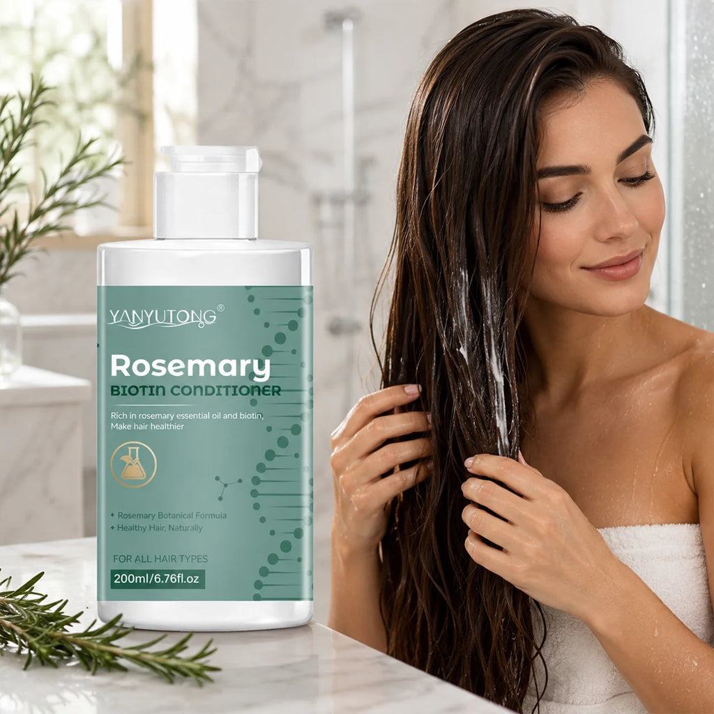 Rosemary shampoo and conditioner set – gentle cleansing, deep moisturizing, and softening effects. Oasis Select Damage Repaired