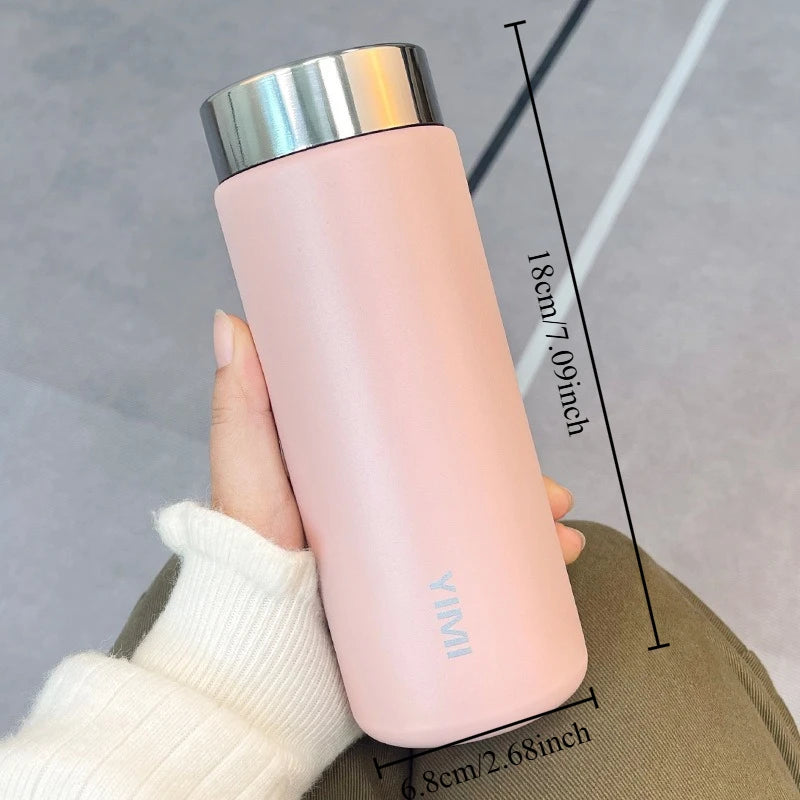 1pcs Mini Insulated Cup Made of Stainless Steel with High Aesthetic Value Cute and Portable Small Business Gift Oasis Select Large pink 51-100ml