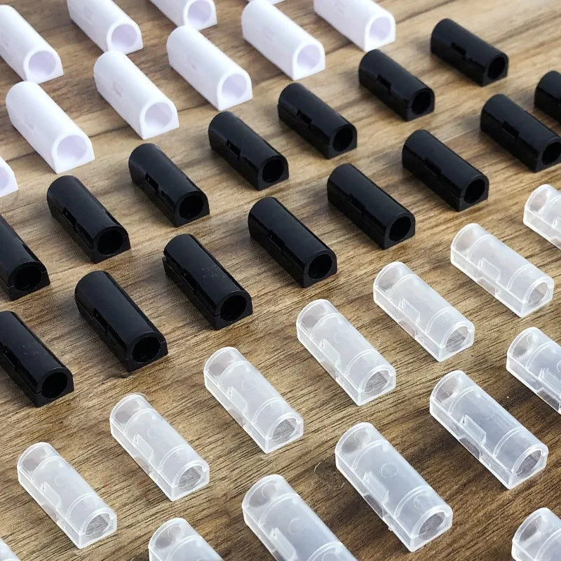 USB Cable Organizer Clips Wire Winder Holder Earphone Mouse Cord Clamp Protector Management Adhesive Hooks Desk Home Supplies Oasis Select