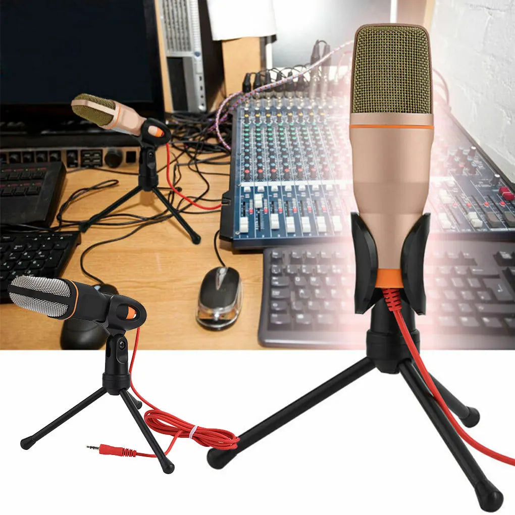 AyeBeau SF-666 Condenser Microphone for PC, Karaoke & Streaming