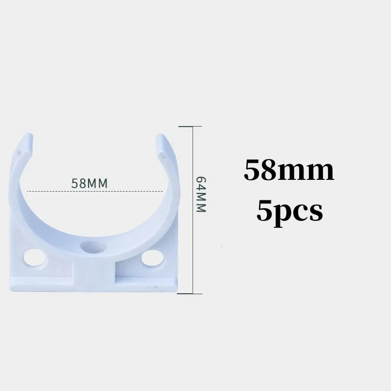 5pcs Fixed clamp Water Filter Bracket Mounting Plastic Clip Aquarium Reverse Osmosis RO Water Dispenser Connector Accessories Oasis Select 58mm Other