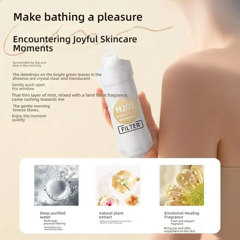 Shower Head Filter Bathroom Accessories Hard Water Filter Vitamin C Replacement Cartridge Remove Chlorine Fluoride Heavy Metals Oasis Select