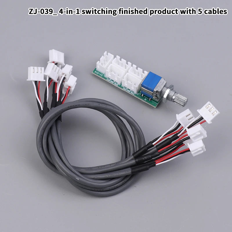 New Audio Signal Switching Board With Two Three And Four Audio Sources Selecting AB And Comparing Two Three Four Input And One Oasis Select 4in1 with cable