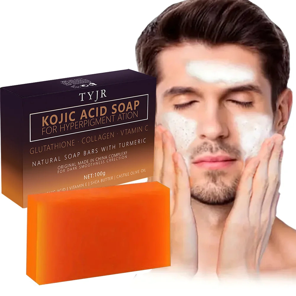 Turmeric Kojic Acid Soap Massage Soap Handmade Soap for Face and Bath for Deep Cleansing, Exfoliation, Body Moisturizing Oasis Select Default Title