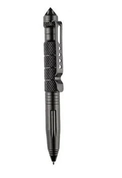 1/2pcs High Quality Metal Military Tactical Pen School Student Ballpoint Pens Emergency Glass Breaker Self Defense Supplies Oasis Select 1pcs black