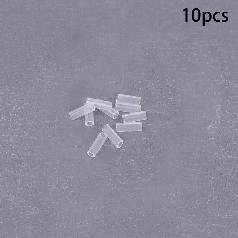 10/20/50Pcs Bead Chain Anti-lost Cover Pendant Chain Protective Cover Prevent Bag Ornament From Falling Off Oasis Select Transparent 10pcs