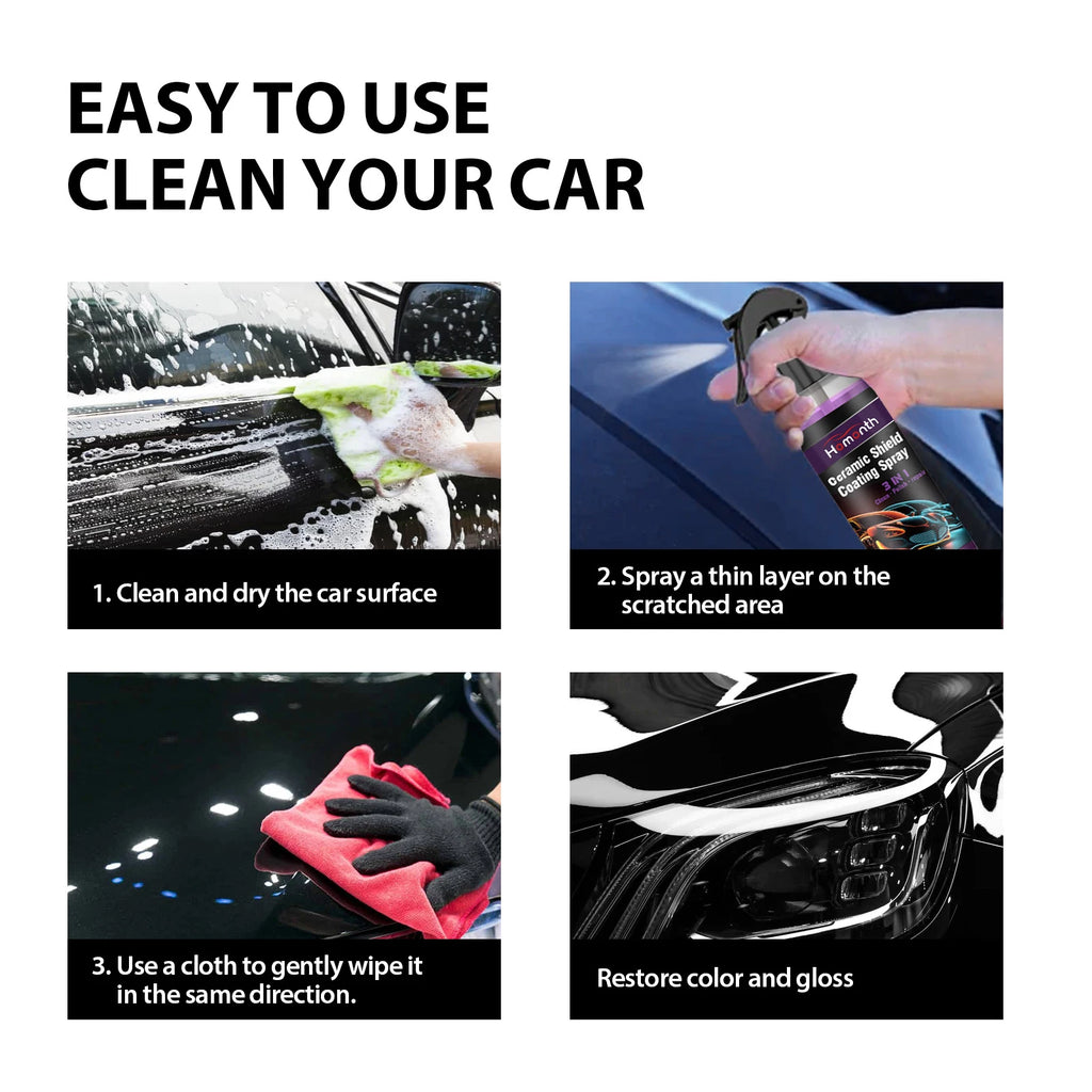 Homonth Car Coating Spray – Nano Ceramic Polish & Protector Car Coating Spray Oasis Select