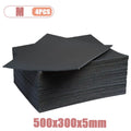 1-4PCS 5mm Car Sound Deadener Mat XPE Closed Cell Polyethylene Foam Noise Insulation Padding for Hood Door Anti Vibration Oasis Select 500x300x5mm-4PCS