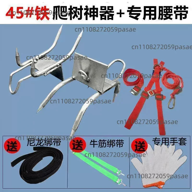 Non-Slip Tree Climbing Spikes – Foot Climber Claw Kit