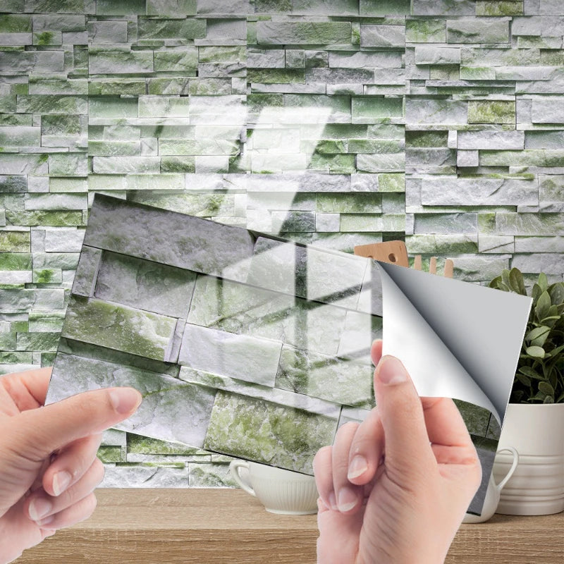Wall Stickers Home Renovation Crystal Tiles Self-adhesive Flooring