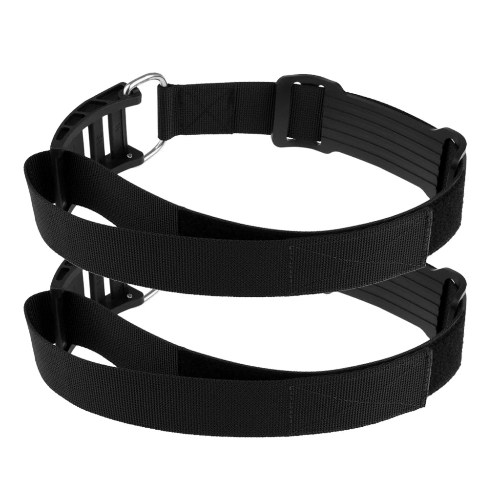 Scuba Diving BCD Tank Strap Tank Band with Plastic Cam Buckle Diver Attachment Backplate Holder Adapter Oasis Select 2 Pieces