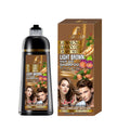 ROUSHUN Light Brown Hair Color Shampoo | Ginseng & Ginger 420ml