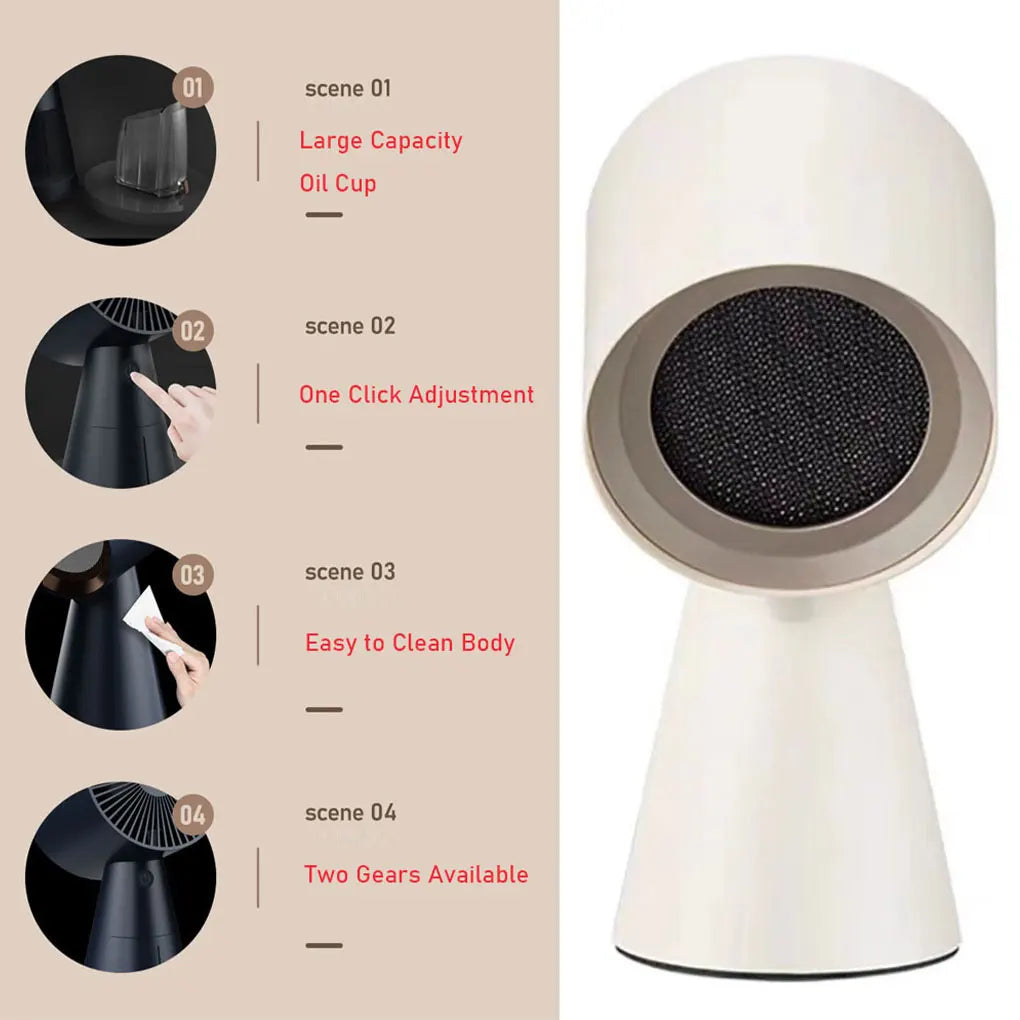 Portable Desktop Cooker Hood 40W 3.5m³/min – Hot Pot & BBQ