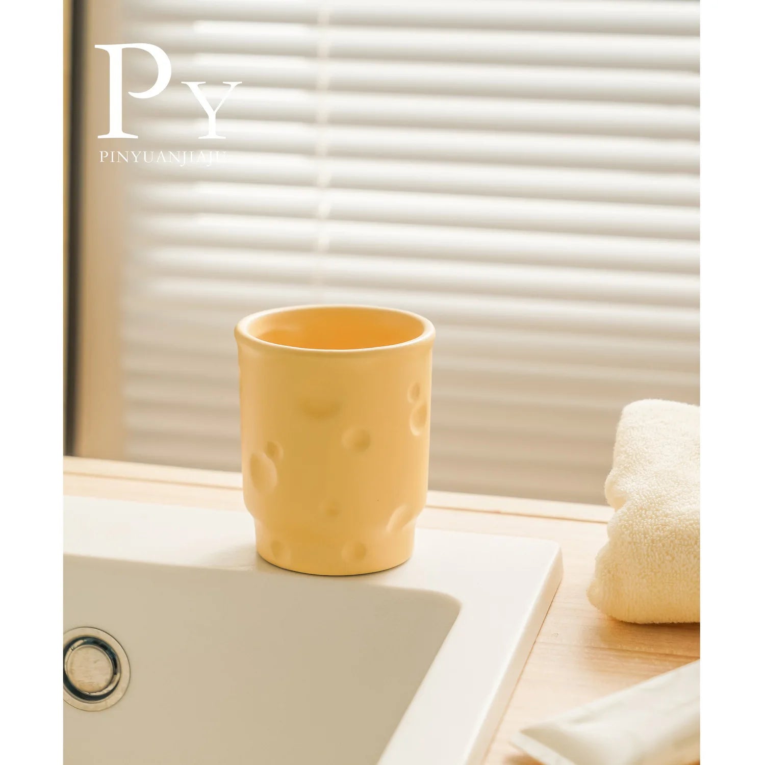 Ceramic Cheese Soap Box Draining Creative Home Daily Toilet Bathroom Washstand Light Luxury High-grade Soap Box Oasis Select Cup