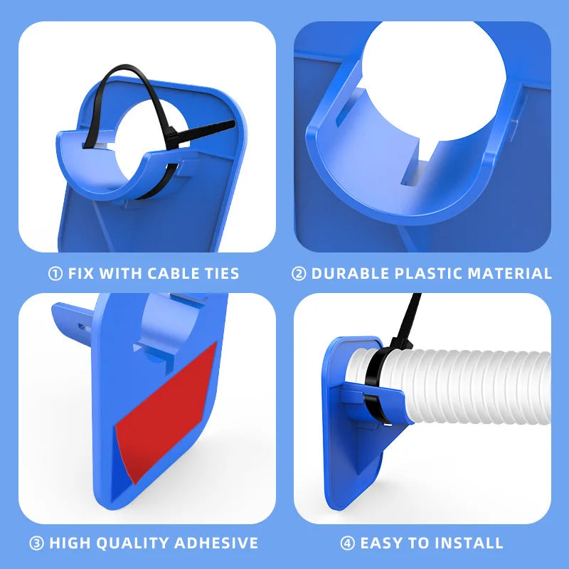 1set Pool Hose Support - Prevents Hose Bending And Falling, Compatible with Various Above-Ground Pool Brands, Easy to Install Oasis Select